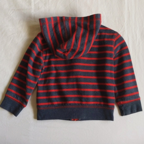joe fresh striped zip-up hoodie sweatshirt 2T toddler boys - Picture 6 of 6
